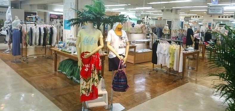 2017年京都店で開催されたFresh! Fun! HAWAIʻIの店頭風景