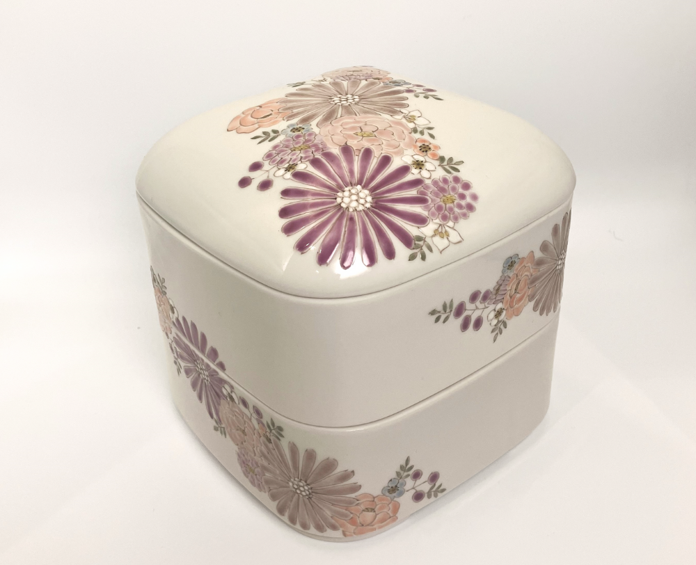 [色絵 遊 小高裕子]二段重の商品画像