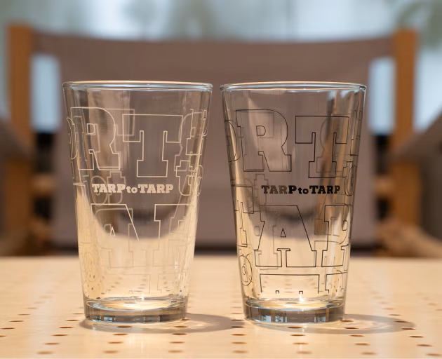 TARPtoTARP大阪高島屋限定デザインのハーフパイントグラス