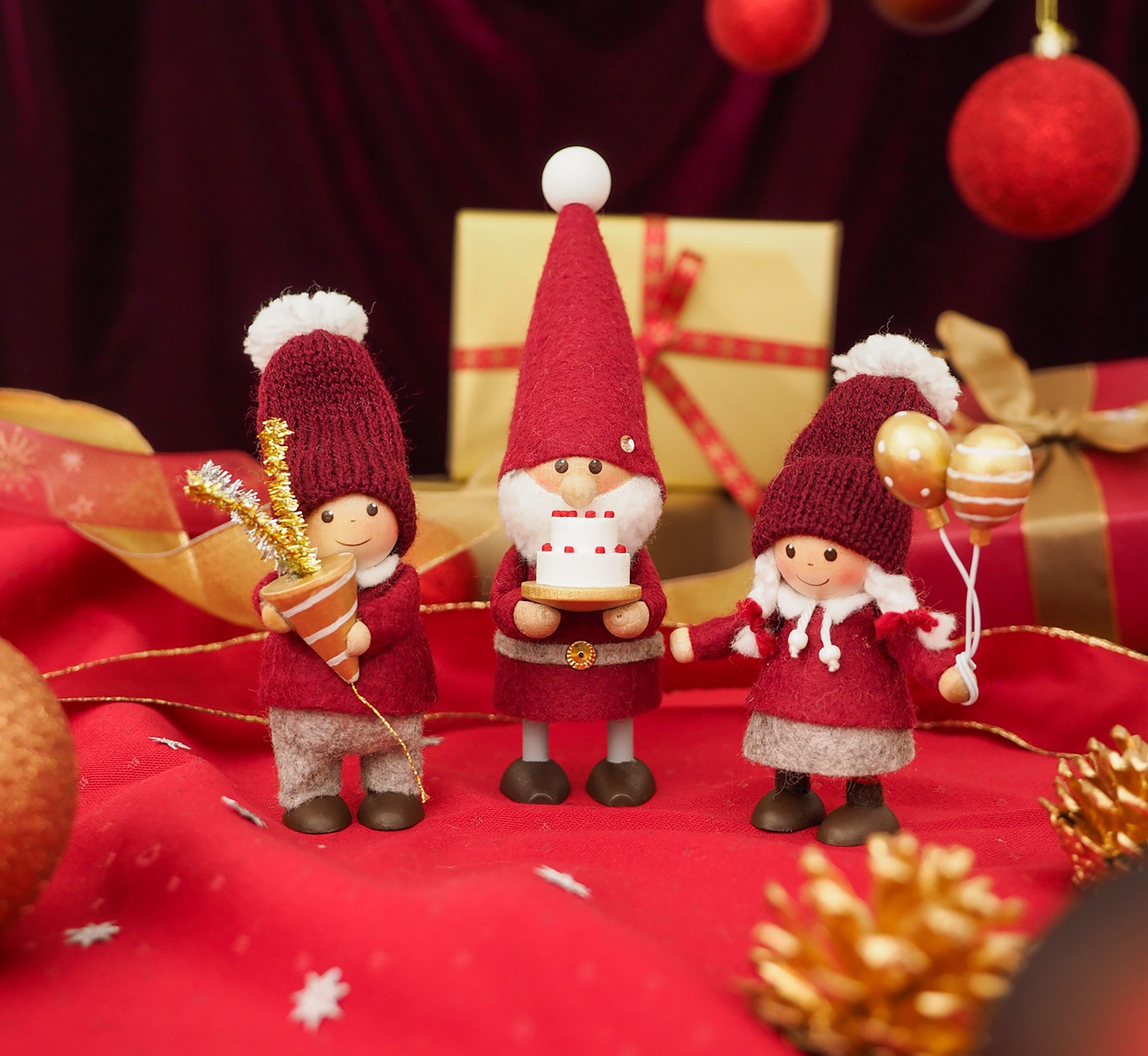 うえのえみさん 積奏╋ハルカスコラボ‼️クリスマス ちび人形 うえの 