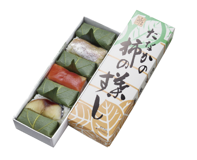 柿の葉すし本舗たなか 柿の葉すし 鯖 鮭 鯛の3種