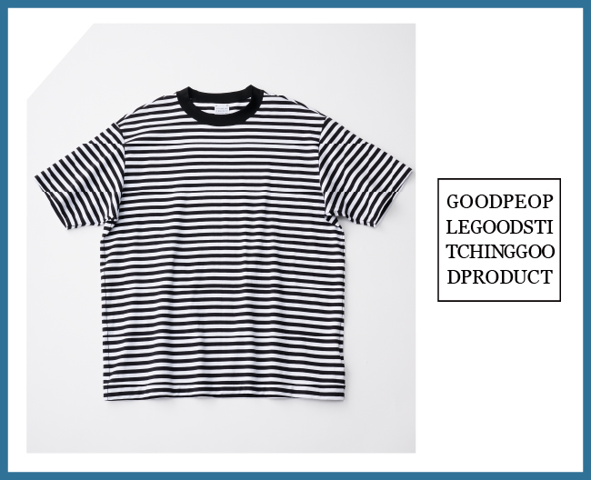 〈GOODPEOPLE  GOODSTITCHING  GOODPRODUCT（グッドピープルグッドスティッチンググッドプロダクト）〉ブランドロゴと代表アイテム