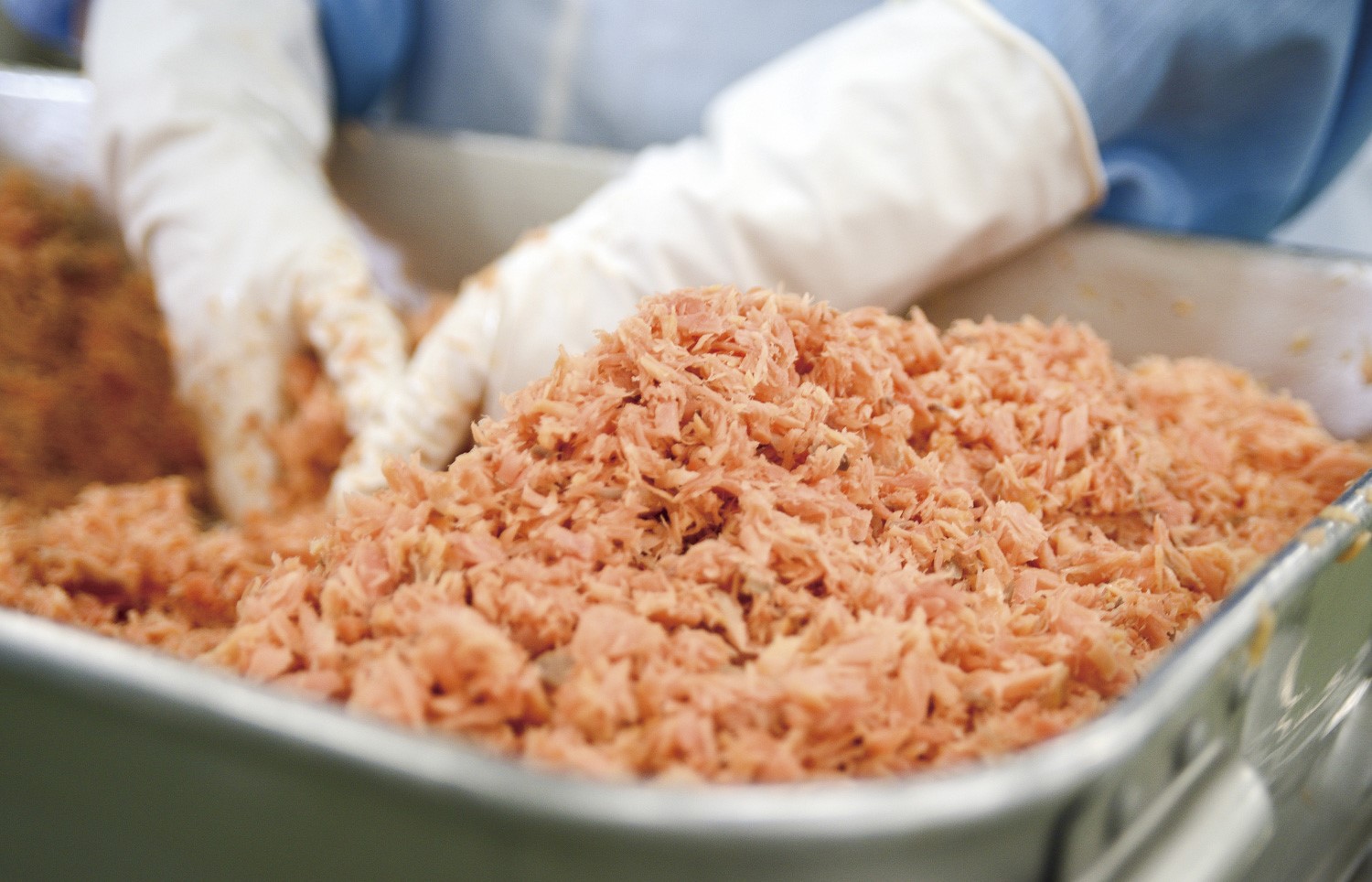 さけ茶漬の製造工程