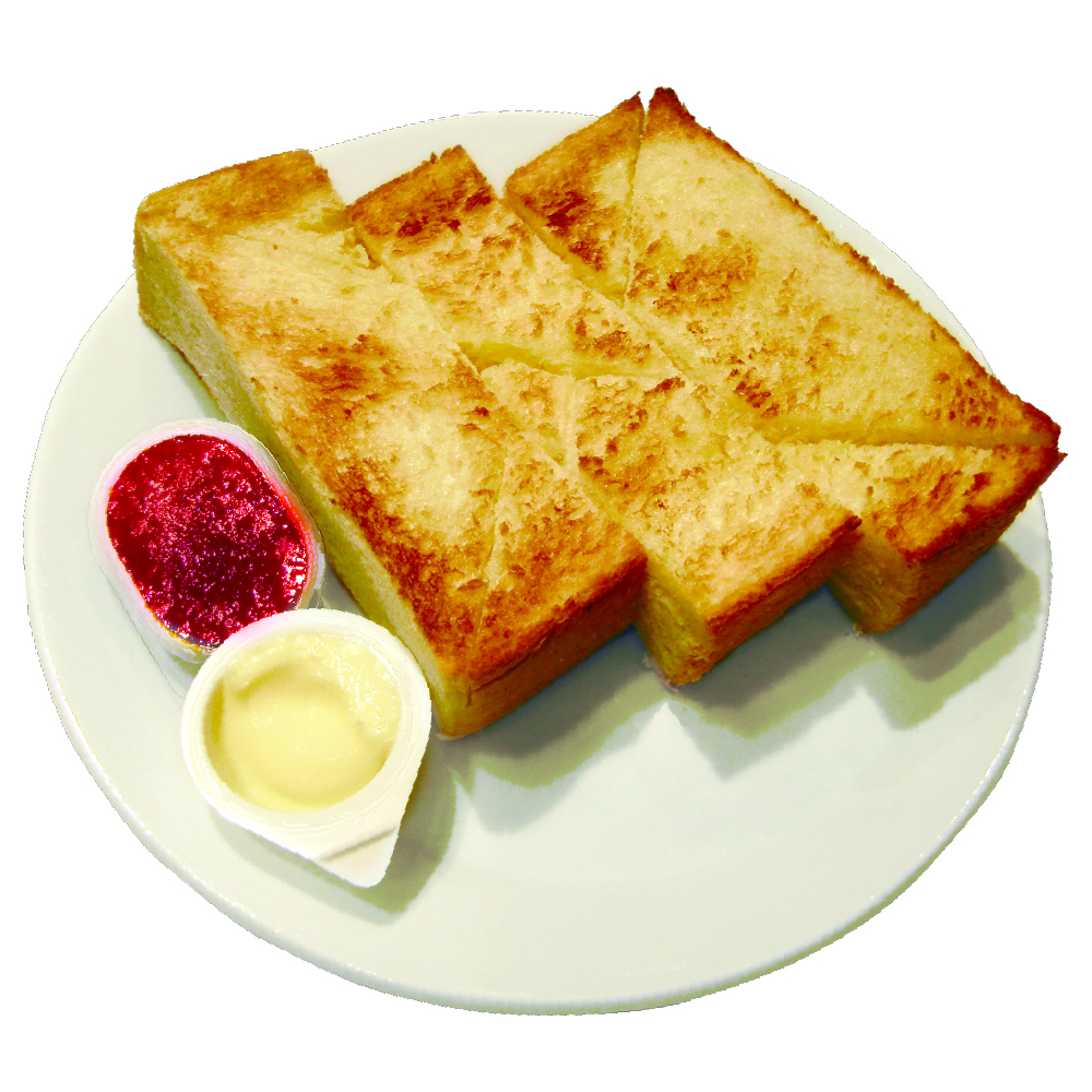 チーズたっぷり厚切りトースト