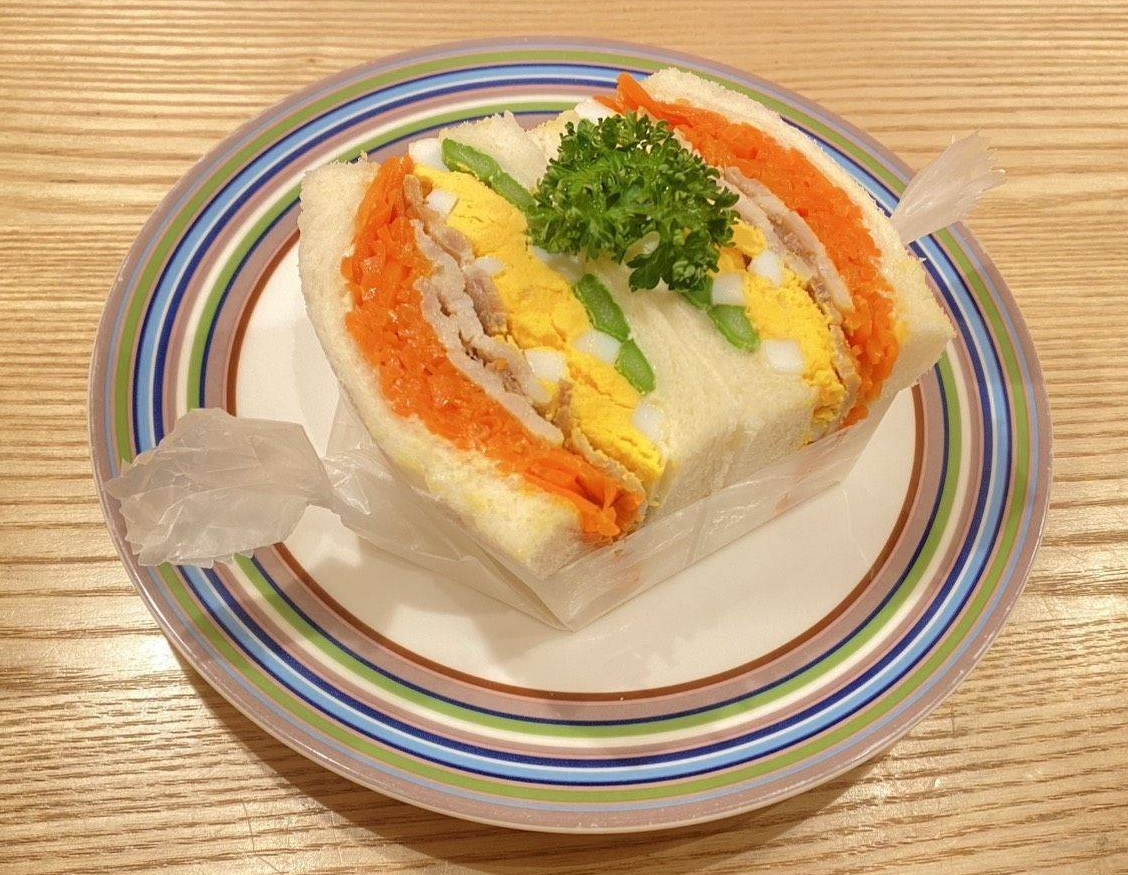 ペリカン食パンでサンドイッチアレンジ