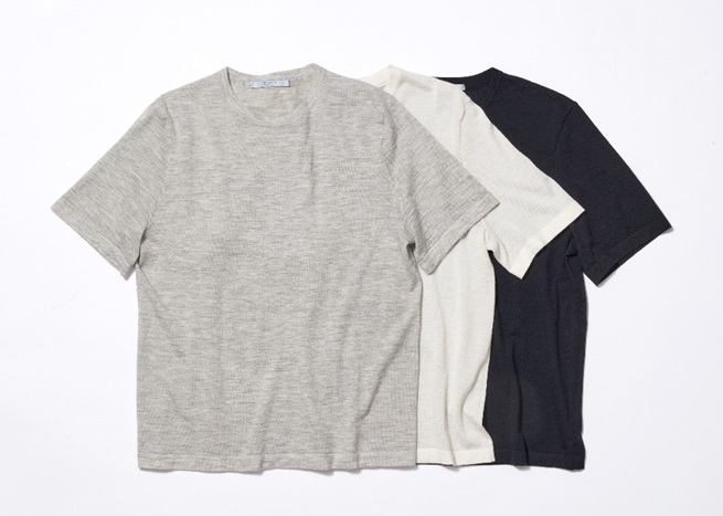 カシミヤニットTシャツ