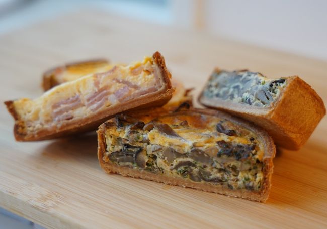 キッシュの断面