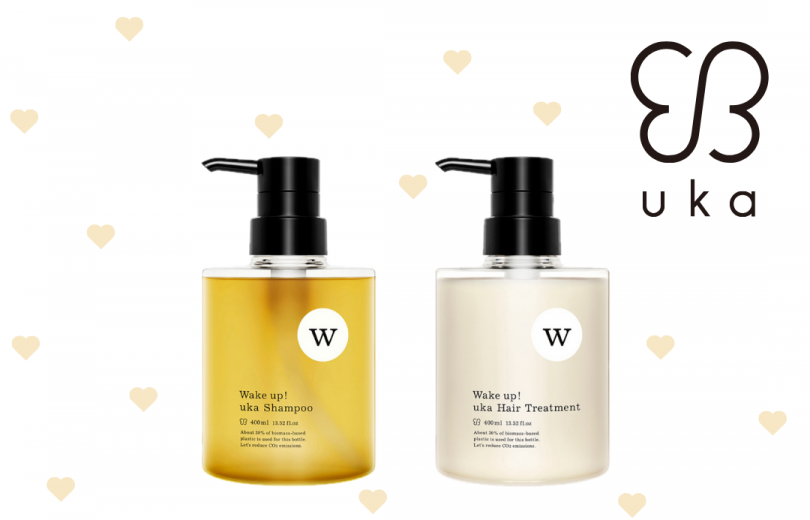 uka Shampoo Wake up !  uka Hair Treatment Wake up !