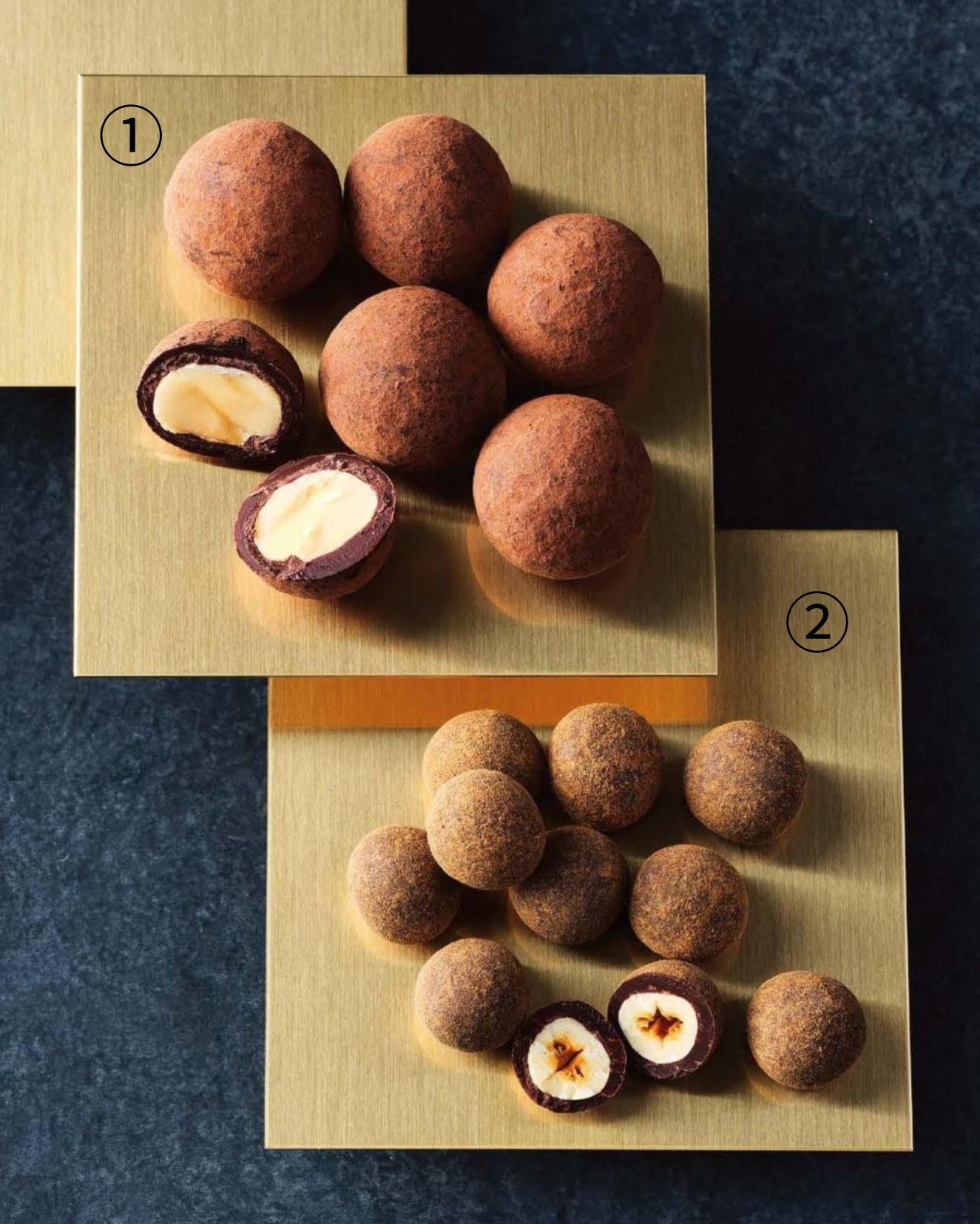 ［チョコミー］ヘーゼルナッツ ドラジェとマカダミア ドラジェ