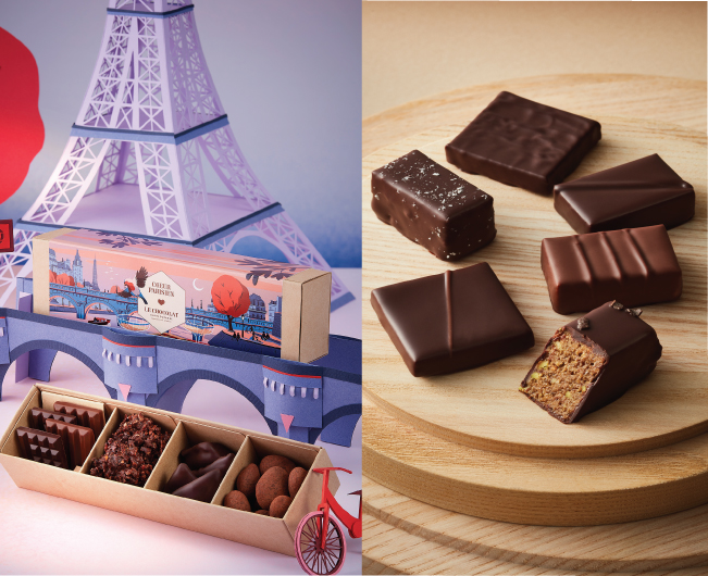 アラン・デュカスのチョコレート２点の写真