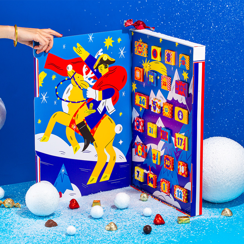 ［ル・ショコラ・デ・フランセ］LCDF フレンチクリスマス カウントダウンカレンダー