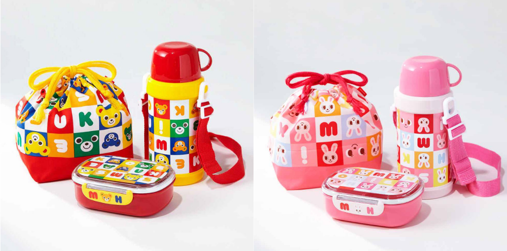 ミキハウス プッチー・うさこシリーズのランチグッズ