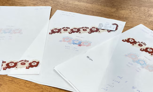 オリジナルレースのサンプル