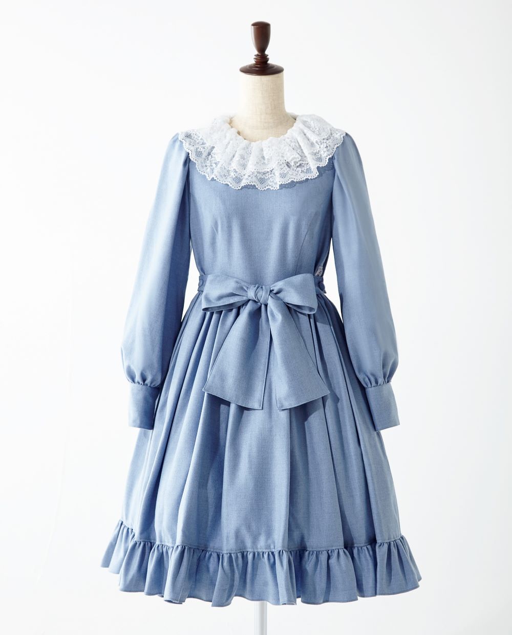 水色のロリィタワンピース