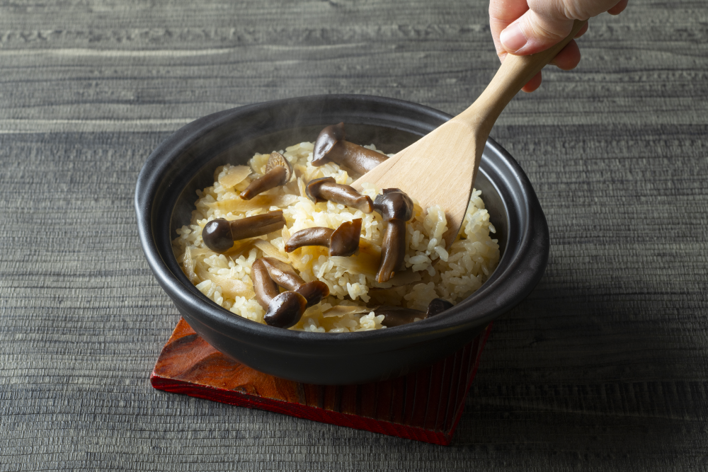 京丹波町産丹波しめじごはん