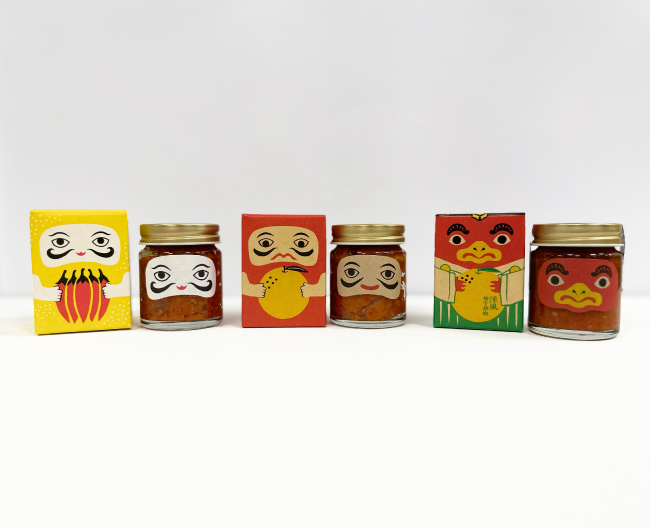 佐藤べに商店 べにだるま、レモンだるま、べにてんぐ