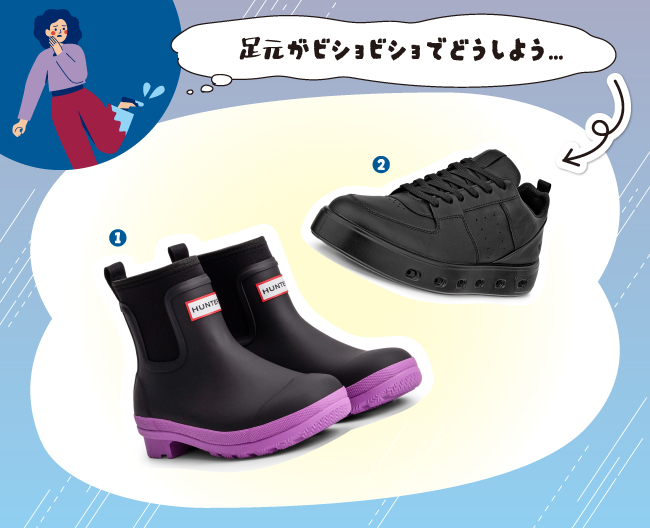 エコー シューズ HUNTER レインシューズ