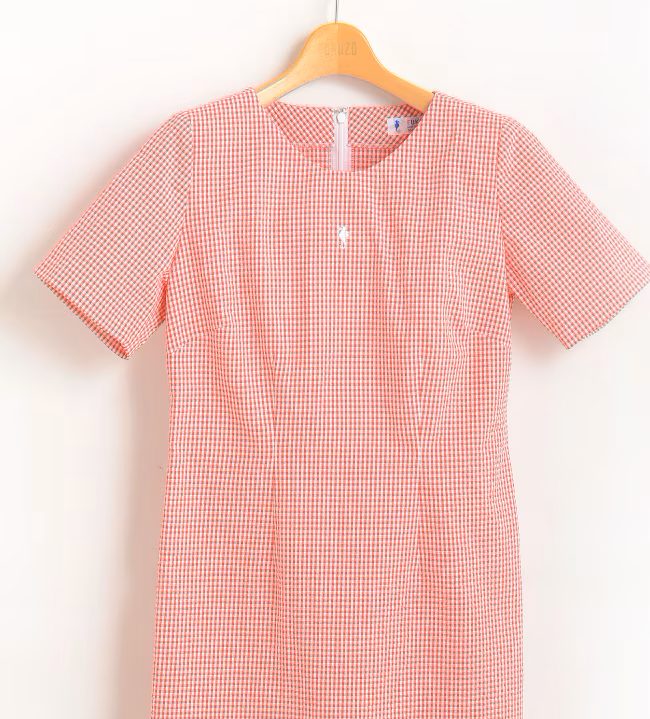 ［フクゾー］生地ワンピース