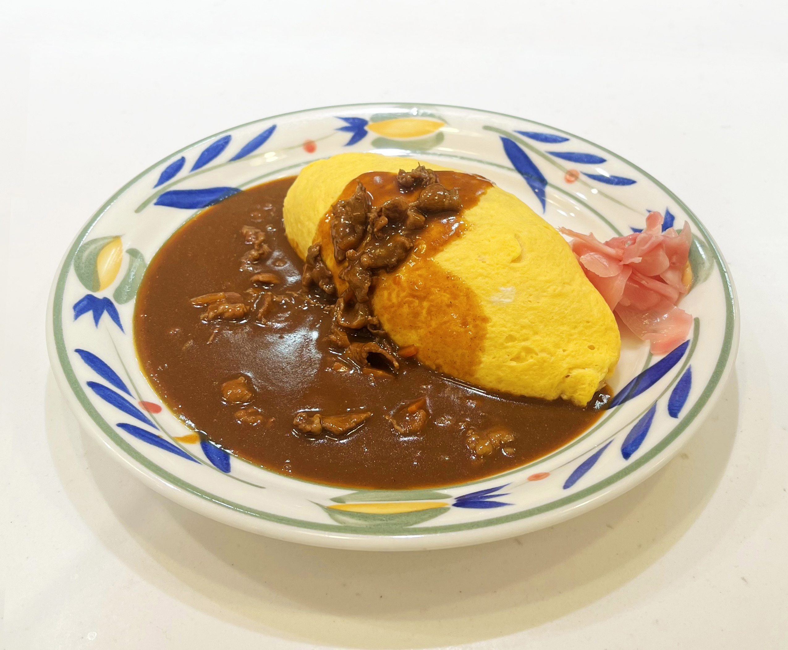 極星 ビーフカレー オムライス