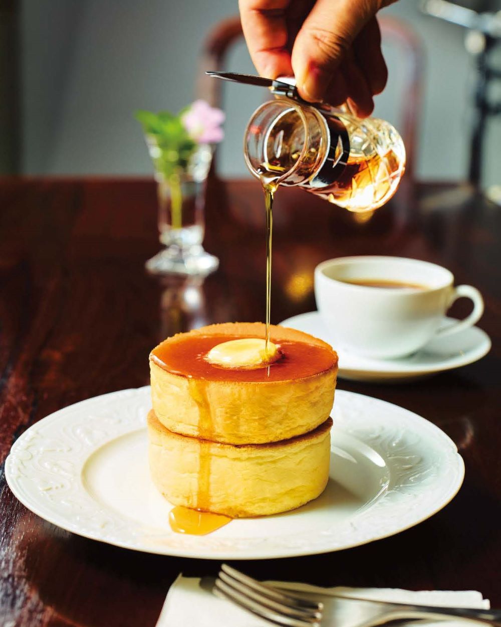 厚みがある懐かしホットケーキのイメージ画像