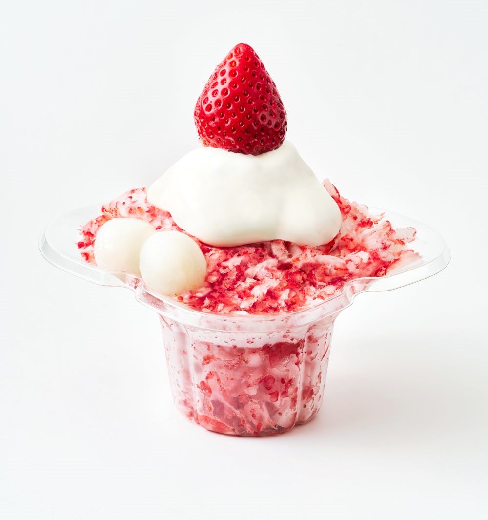 フローズン苺のふわふわ削り