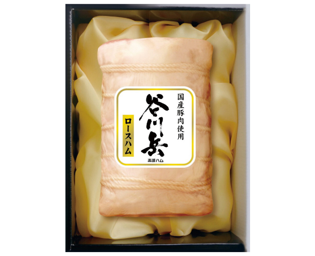 箱入りの谷川岳ロースハムの写真