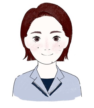 味百選バイヤーの似顔絵