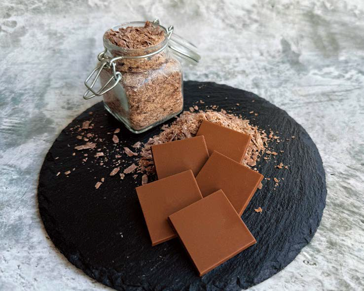 アノザ®Mで作られたチョコレート風味のスウィーツ