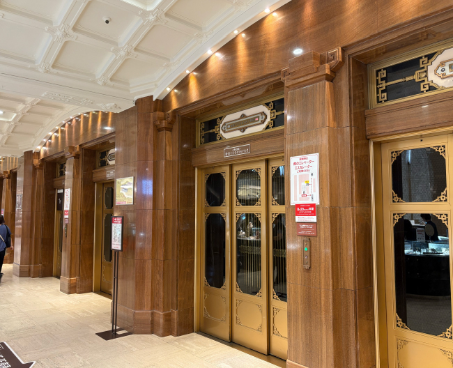 日本橋高島屋S.C.本館1階、エレベーター。