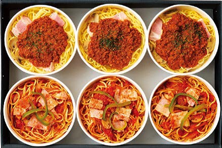 昭和ナポリタン＆ミートソースのパッケージ画像