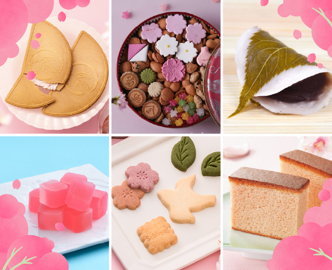 桜スイーツ集合写真