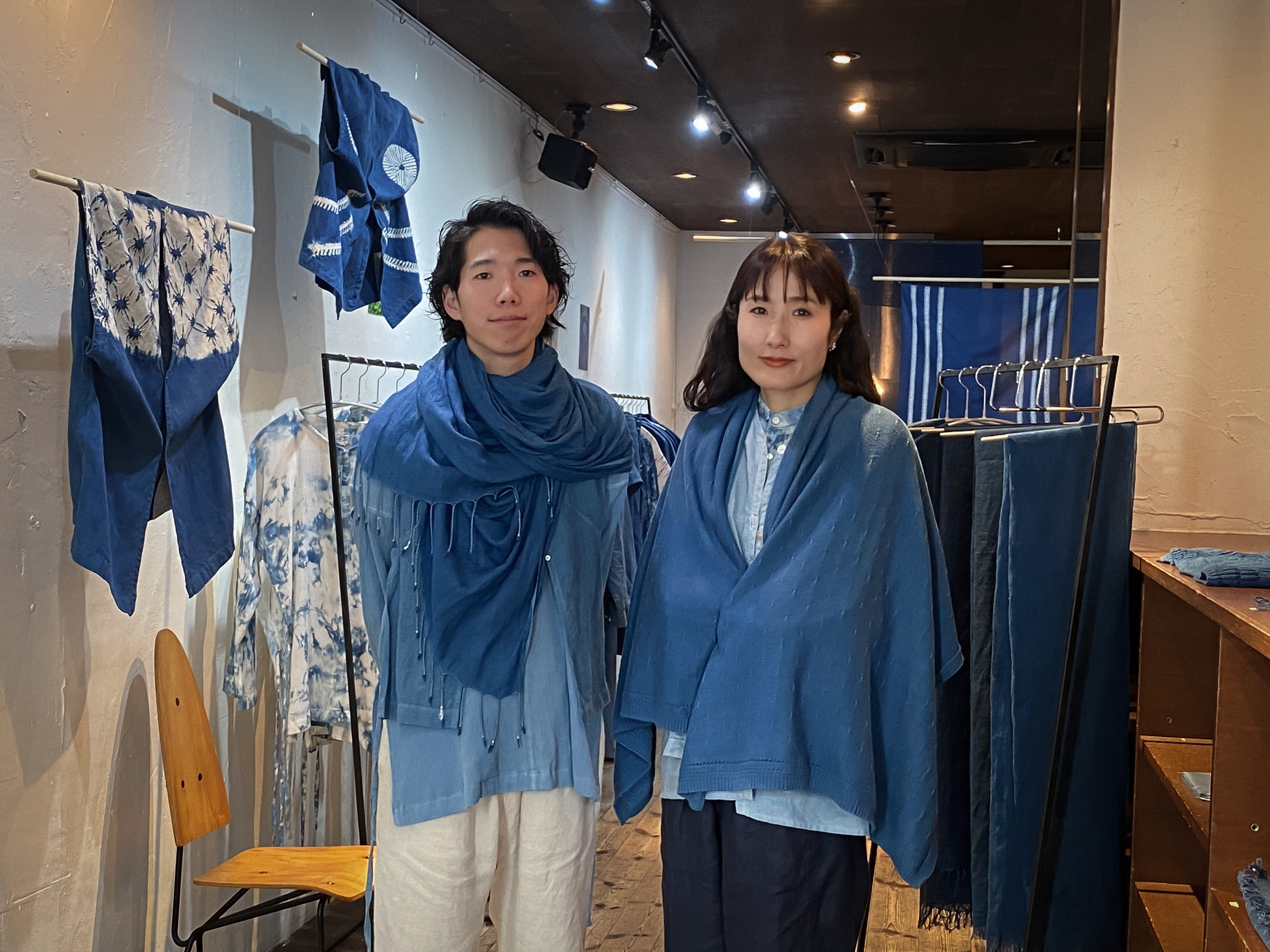 正藍染「あいわゆう」野原和也さん・未希さんご夫妻