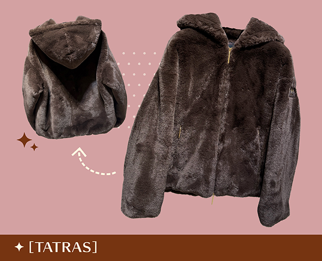 ［TATRAS］ボアフリースフーディ