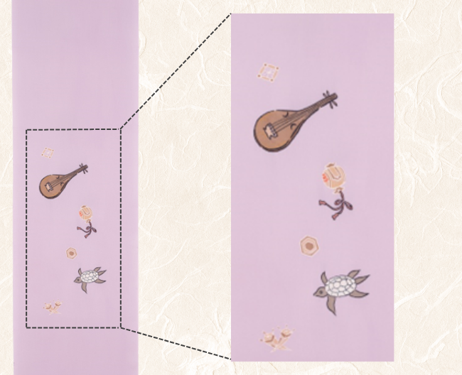 ［矢代仁］附下着尺「晴れた日に」