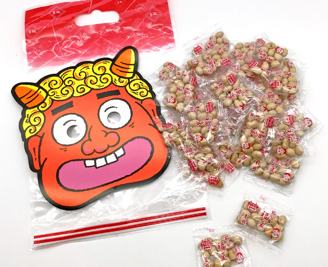 ［豆政］の小袋入りで素朴な味わいが自慢の節分福豆小袋入詰合せ