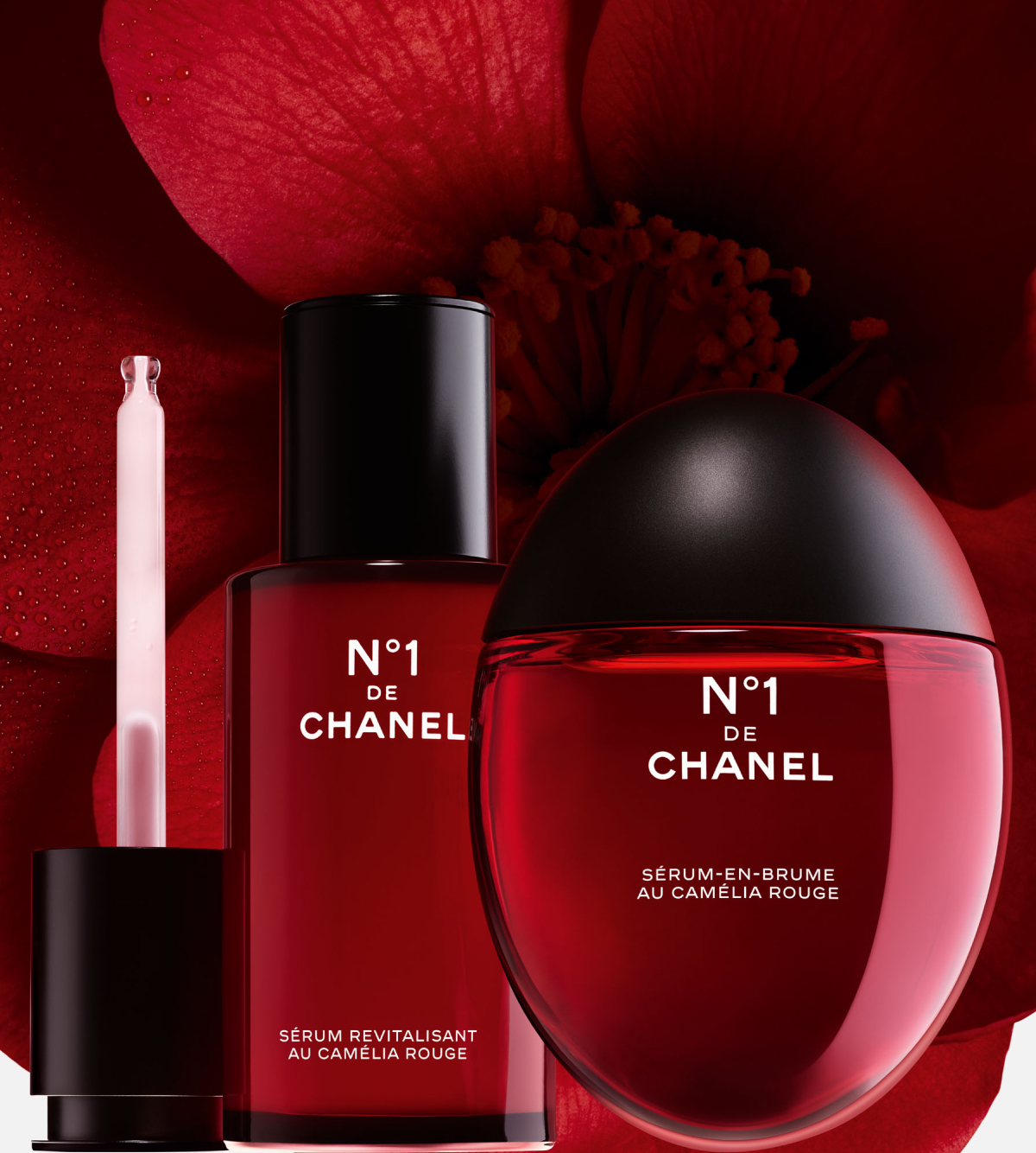 2層のフォーミュラ カギとなるのはレッド カメリア ペタル エキス*1。肌のうるおいバリアをサポートしすこやかに保ちます。
              レッド カメリア オイル*2とカメリア ウォーター*3を配合した2層のフォーミュラ。軽やかなミストが豊かなうるおいをもたらします。
              *1 ツバキ花エキス（保湿成分） *2 ツバキ種子油（エモリエント成分）*3 ツバキ花水（保湿成分）