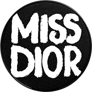 ボールド ブラック ディオールスキン フォーエヴァー クッションケース (ミス ディオール コレクション 限定品)