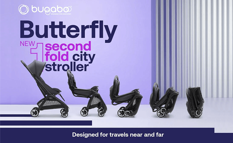 bugaboo Butterfly new 1 second fold city stroller Designed for travels near and far
