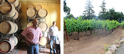 ワイナリーとブドウ畑