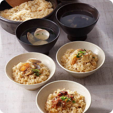 OCEAN＆TERRE（オーシャンテール）・炊き込みご飯とお吸い物セットA　詳細ページへ