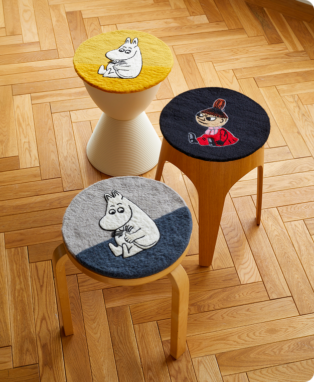 KLIPPAN（クリッパン） フェルトシートパッド ムーミン グレー 詳細ページへ