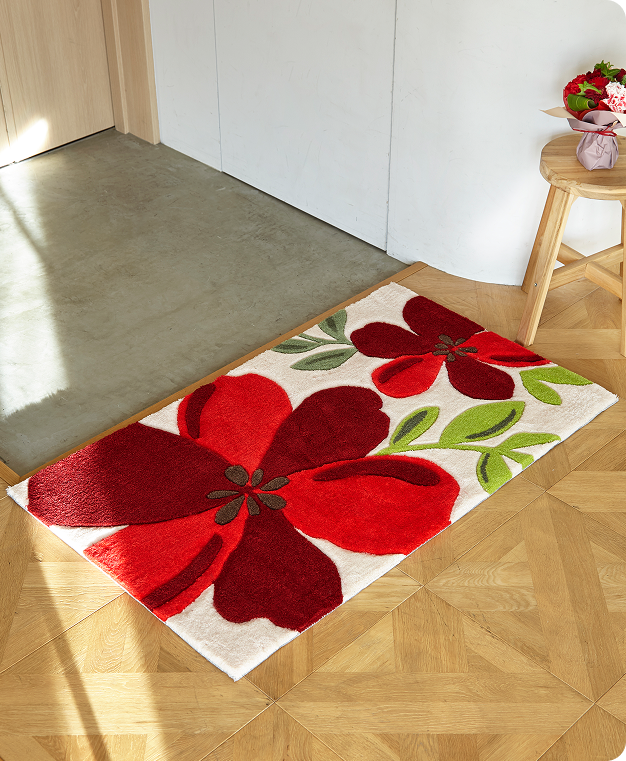 ＜萩原＞玄関マット アベル 50×80→70×120cm 詳細ページへ