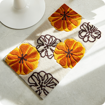 ＜萩原＞玄関マット マリア 50×80→70×120cm 詳細ページへ