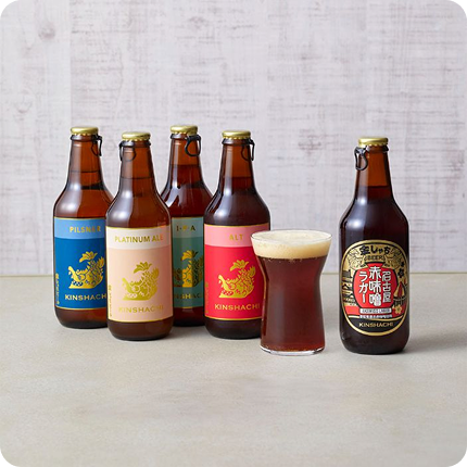 盛田金しゃちビール　金しゃちビールアソート5本セット 詳細ページへ