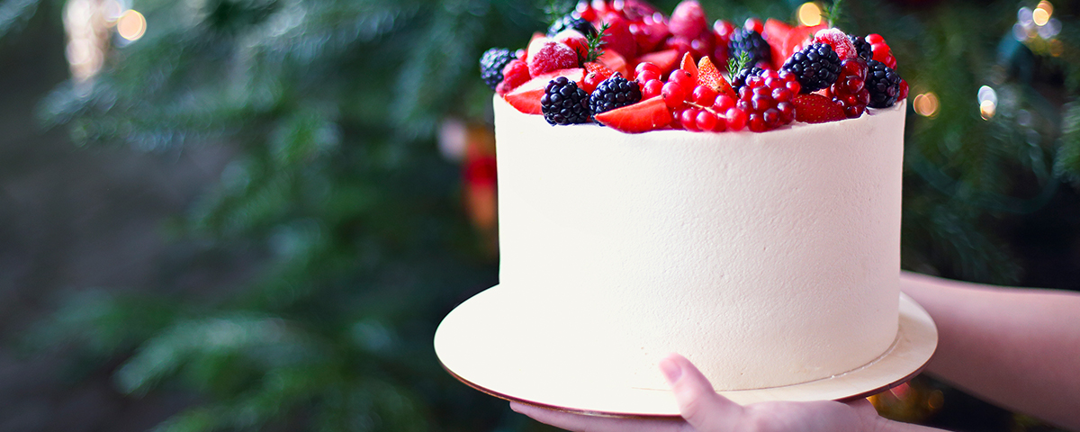 家族みんなが大好き！「クリームベースのクリスマスケーキ」