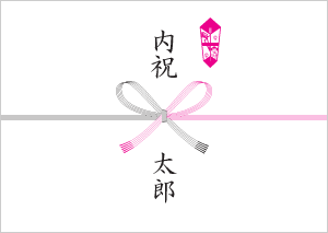 入学祝いのお返しにかける のし紙(掛紙)のイメージ画像