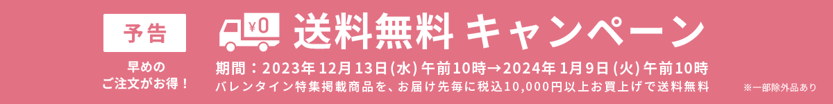 タカシマヤのバレンタインデー2024 アムール・デュ・ショコラ 早期ご注文 送料無料キャンペーン