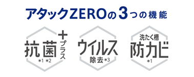 アタックZEROの3つの機能