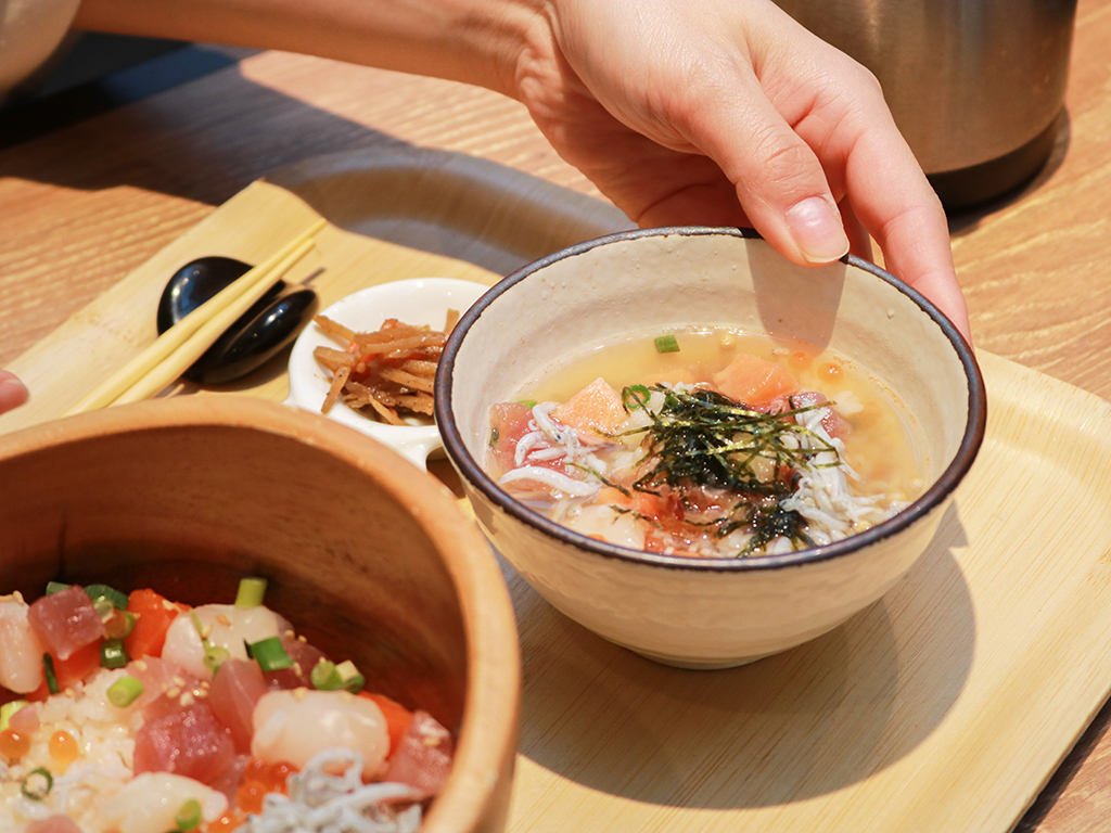 出汁茶漬けの完成！