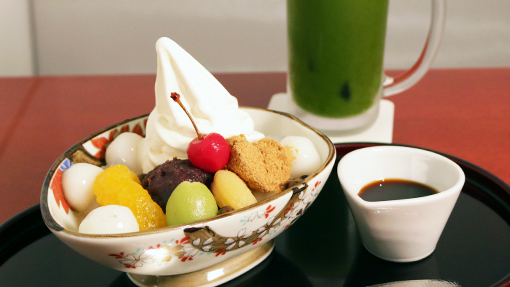 白玉クリームあんみつ